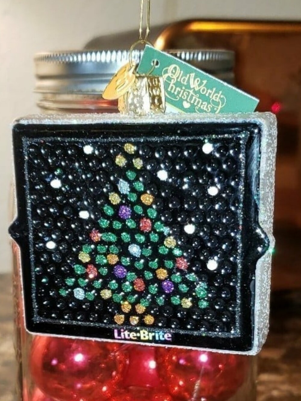 Old World Christmas Lite Brite Christmas Ornament